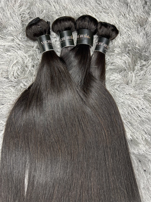 Straight bundles (peruvian virgin hair)